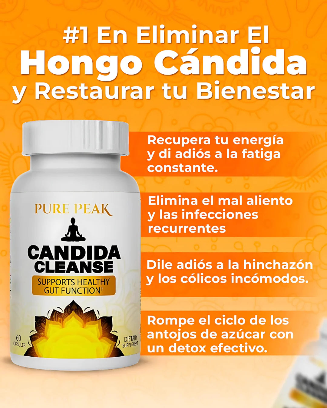 🌿 CANDIDA CLEANSE™ IMPORTADO ORIGINAL | Limpieza 100% Real para tu Intestino ✨
